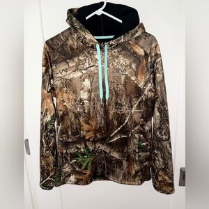 NWOT Realtree fleece lined hoodie women's sz M 8-10